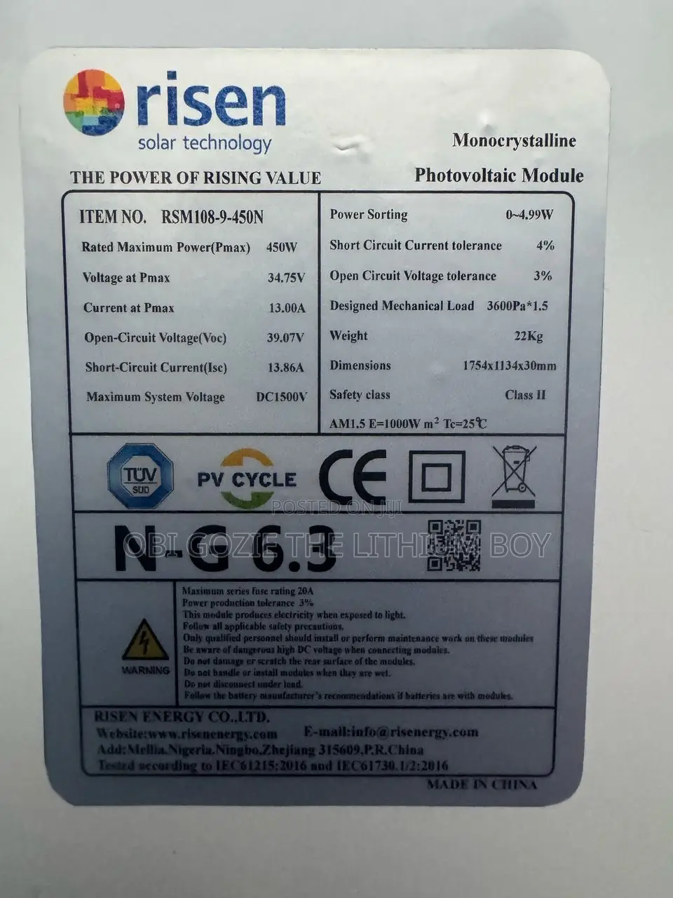 450w Risen Halfcut Now Available on Promo Dm for Bulk Offer