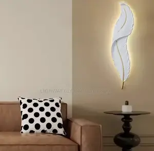 Modern Nordic Creative Feather Led Light