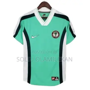 Nike Nigeria 1998 Retro Home Jersey - Classic Design