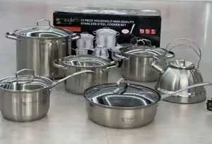 12 Pieces High Quality Stainless Steel Pot