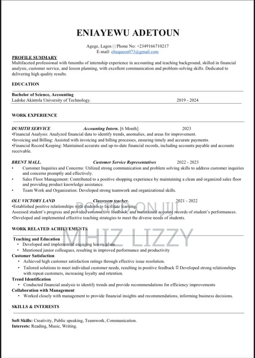 Graduate Trainee