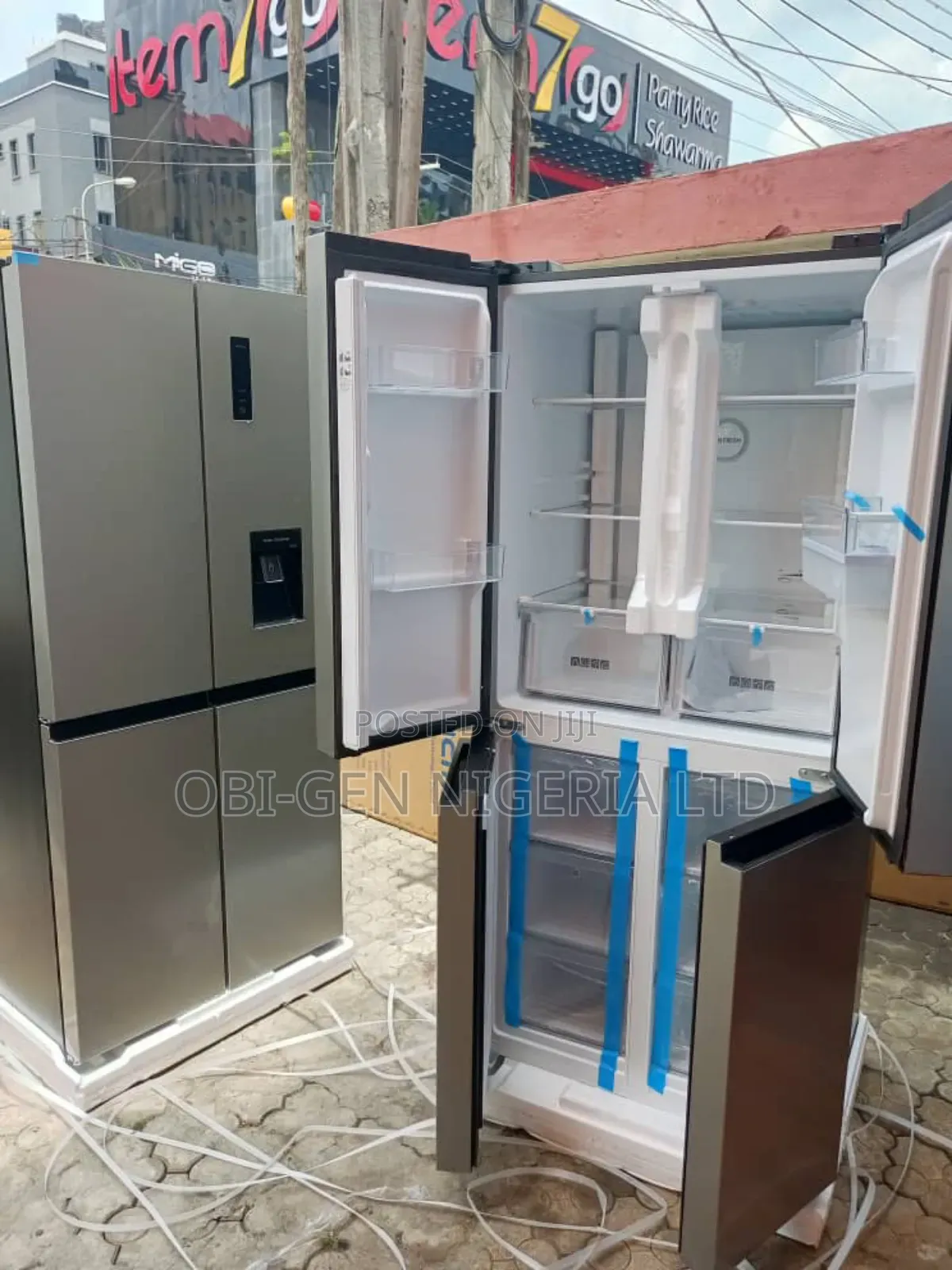 Aucma Inverter Refrigerator 439l Rf-432wy Side-by-side  Set