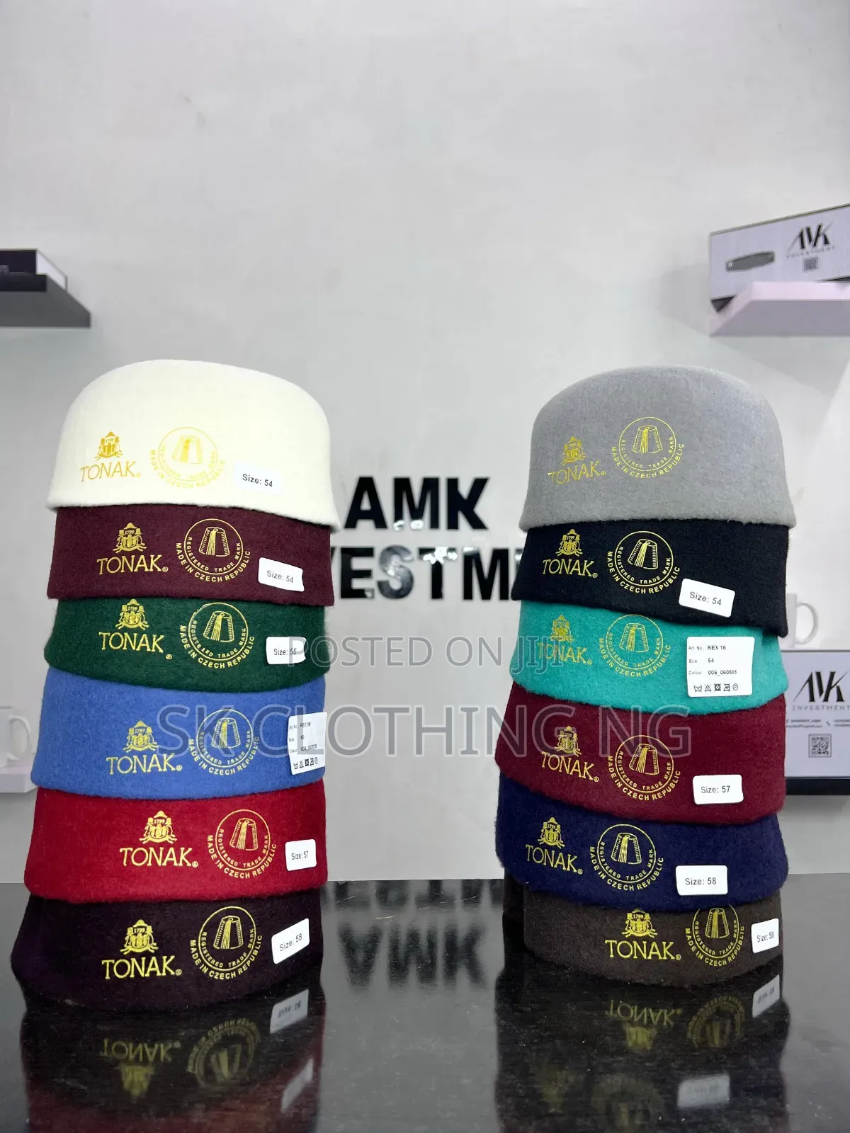 Short Tonak Caps