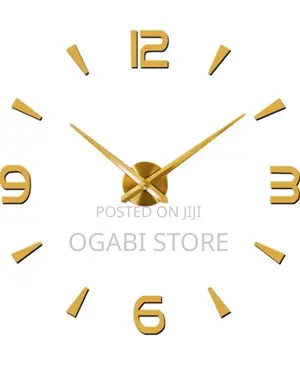 3d Diy Clock-Number + Word Design [120cm]