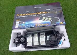 Solar Street Lights With Camera Dual View