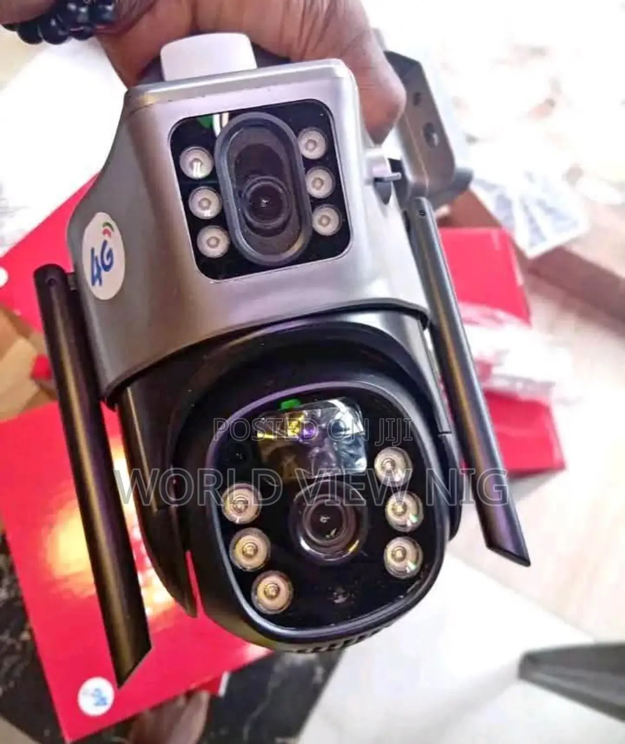 Full Color Dual View Solar Camera With 4g