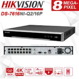 Ds-7616ni-Q2/16p 16-Ch 1u 16 Poe NVR
