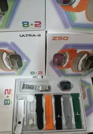 Z50 Ultra 2 Smart Watch 8+2, 7 Straps 1 Glass Protector for Watch