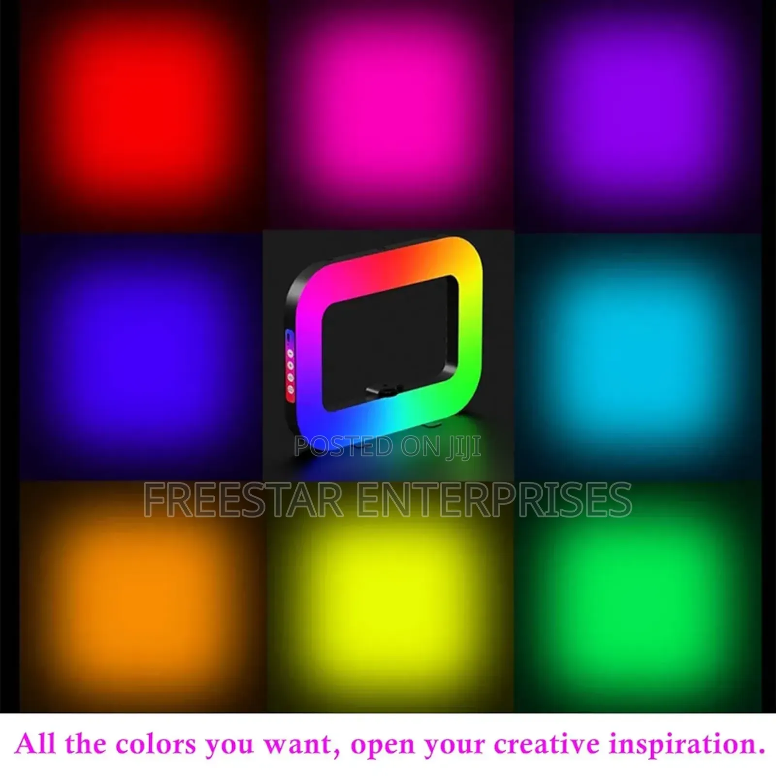 Handheld Led RGB Ring Light Selfie Light Phone Video Stabilizer