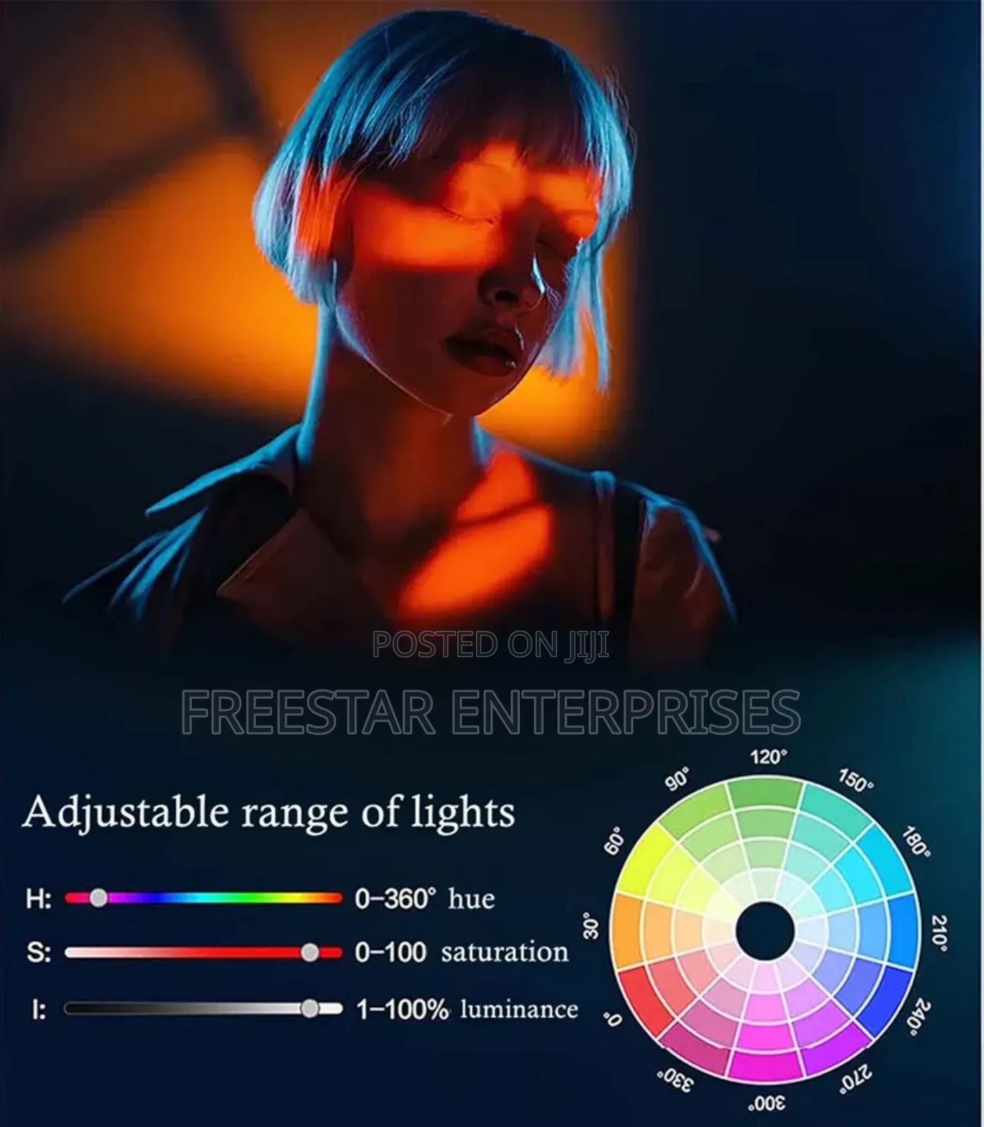 Handheld Led RGB Ring Light Selfie Light Phone Video Stabilizer