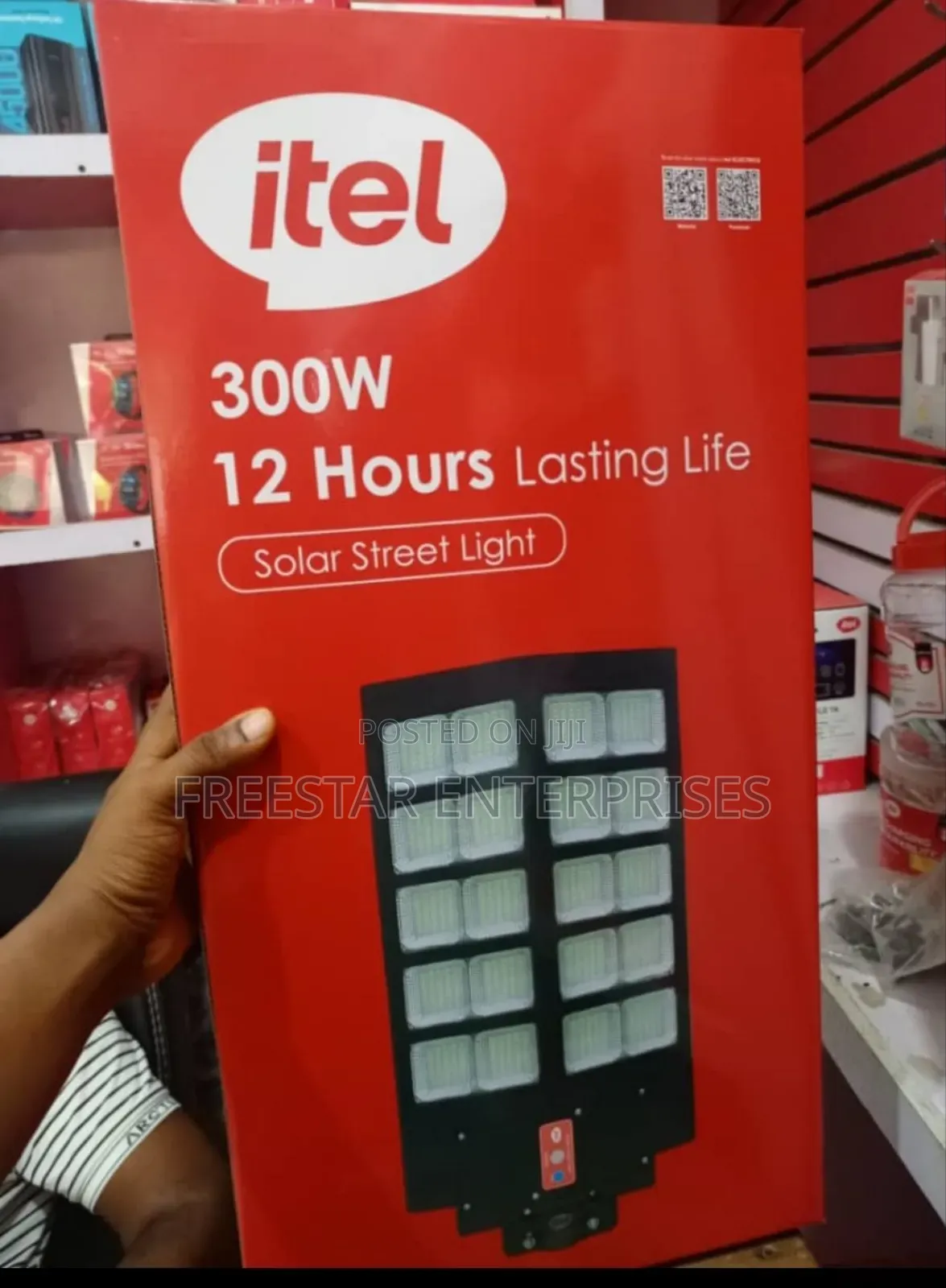 Itel 300w Solar Street Light.