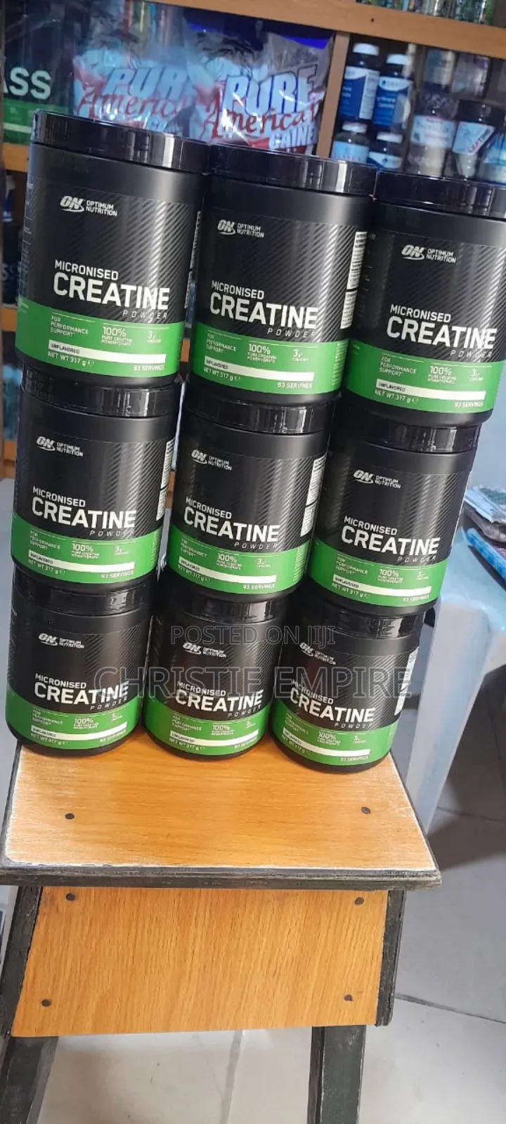On Optimum Nutrition Creatine