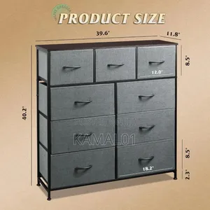 Fabric Chest Drawer 9 Drawer Storage Organizer