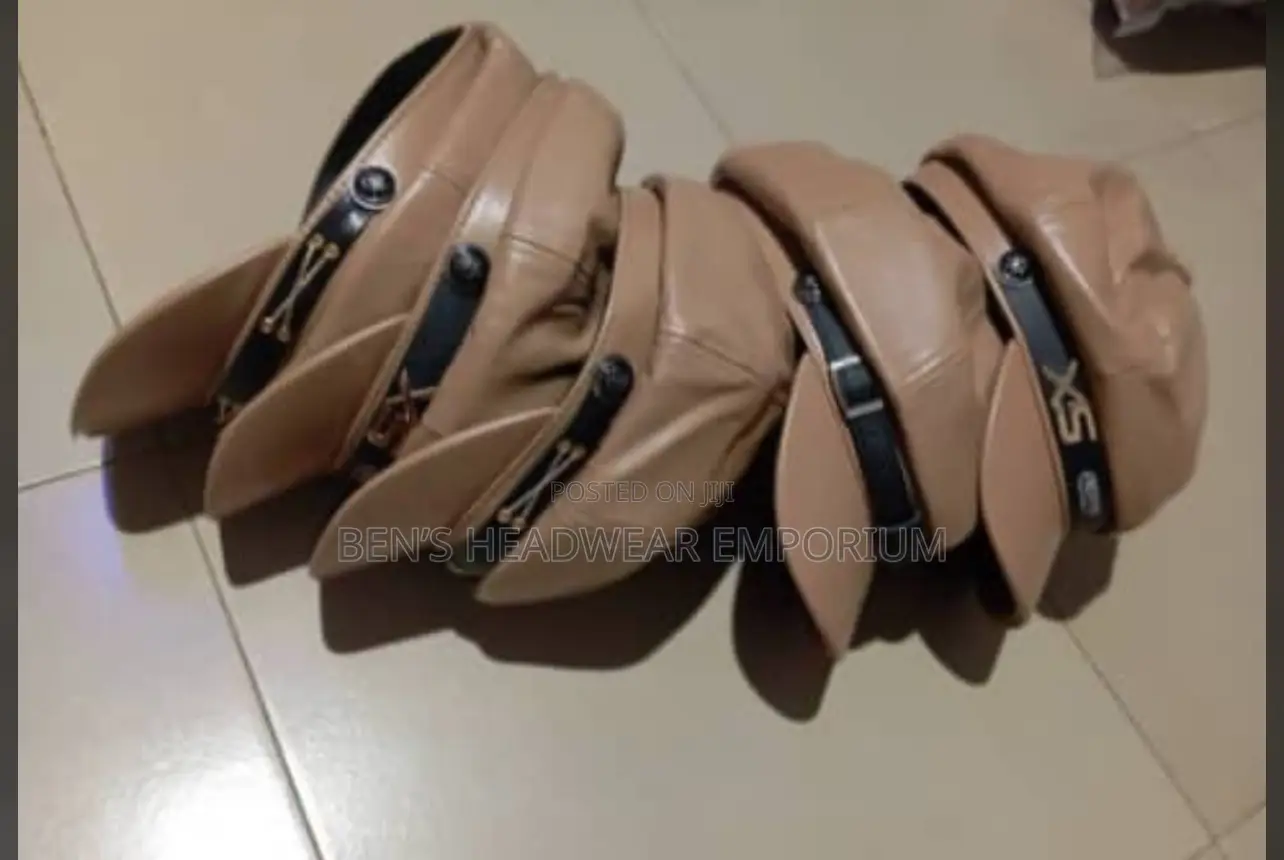 Leather Face Cap Combination.