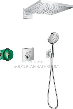 Chrome Hansgrohe Thermostatic Shower