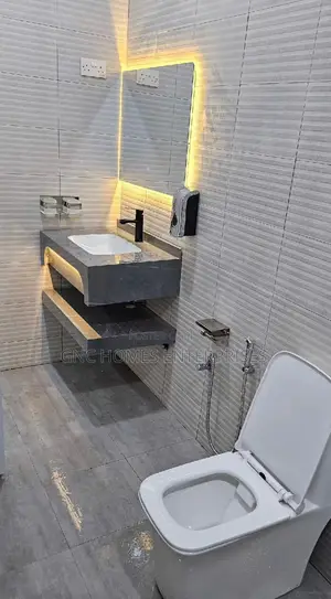 Bathroom Cabinet Basin With Led Lights 80cm