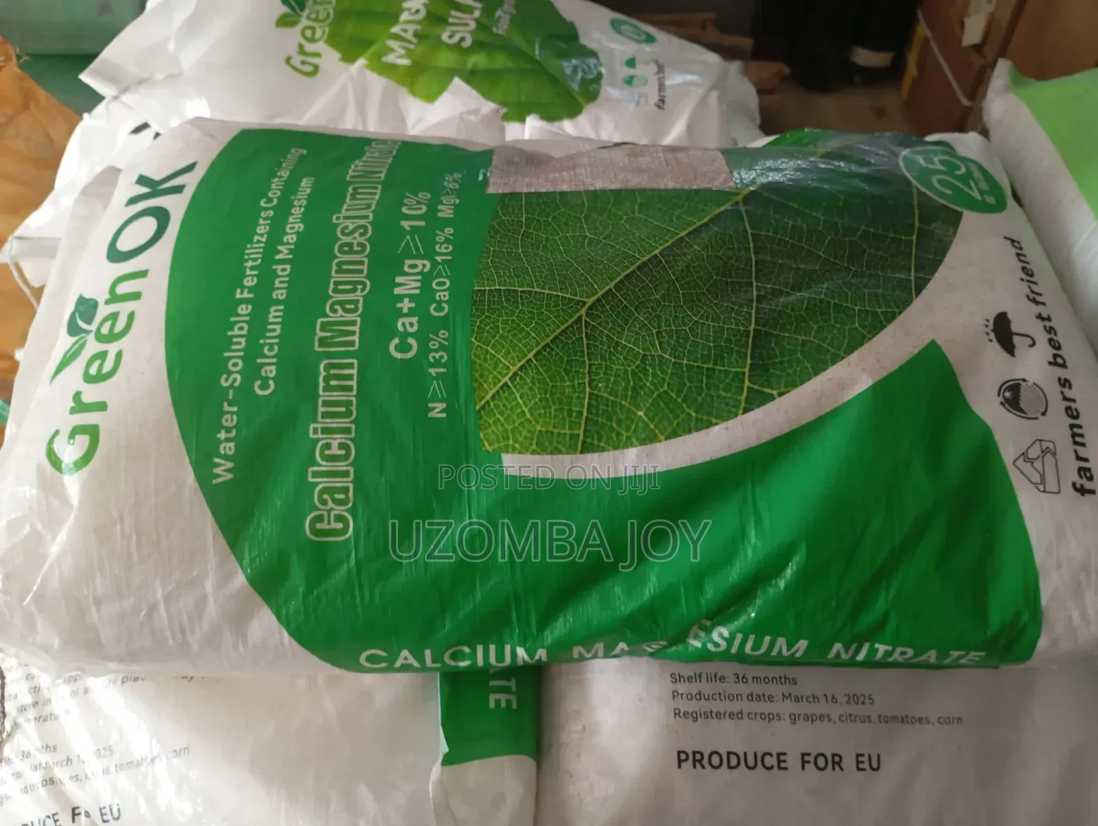 Calcium Magnesium Nitrate 25kg (Green Ok)