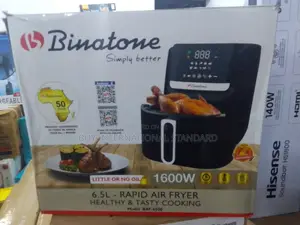 Fast Healthy Cooking – Binatone 6.5l Air Fryer