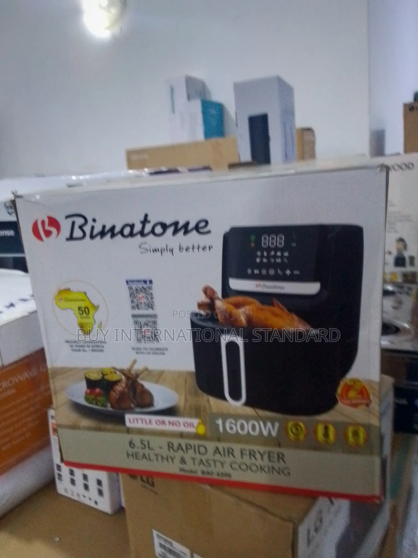 Sealed Binatone Air Fryer – 6.5l Capacity
