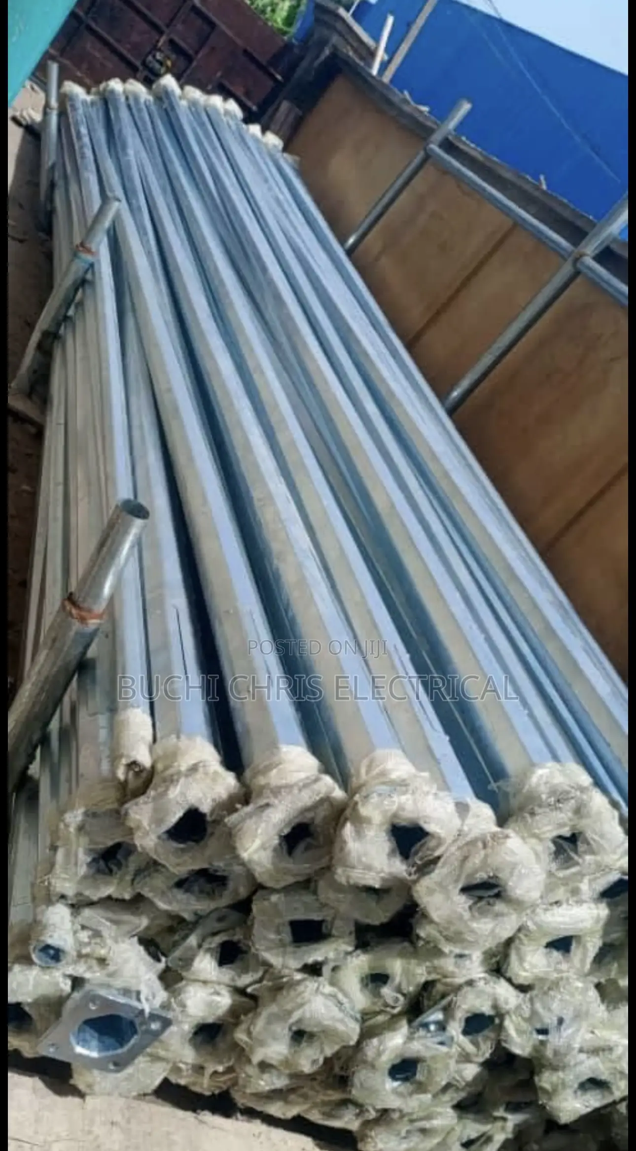 Galvanized Street Pole Imported