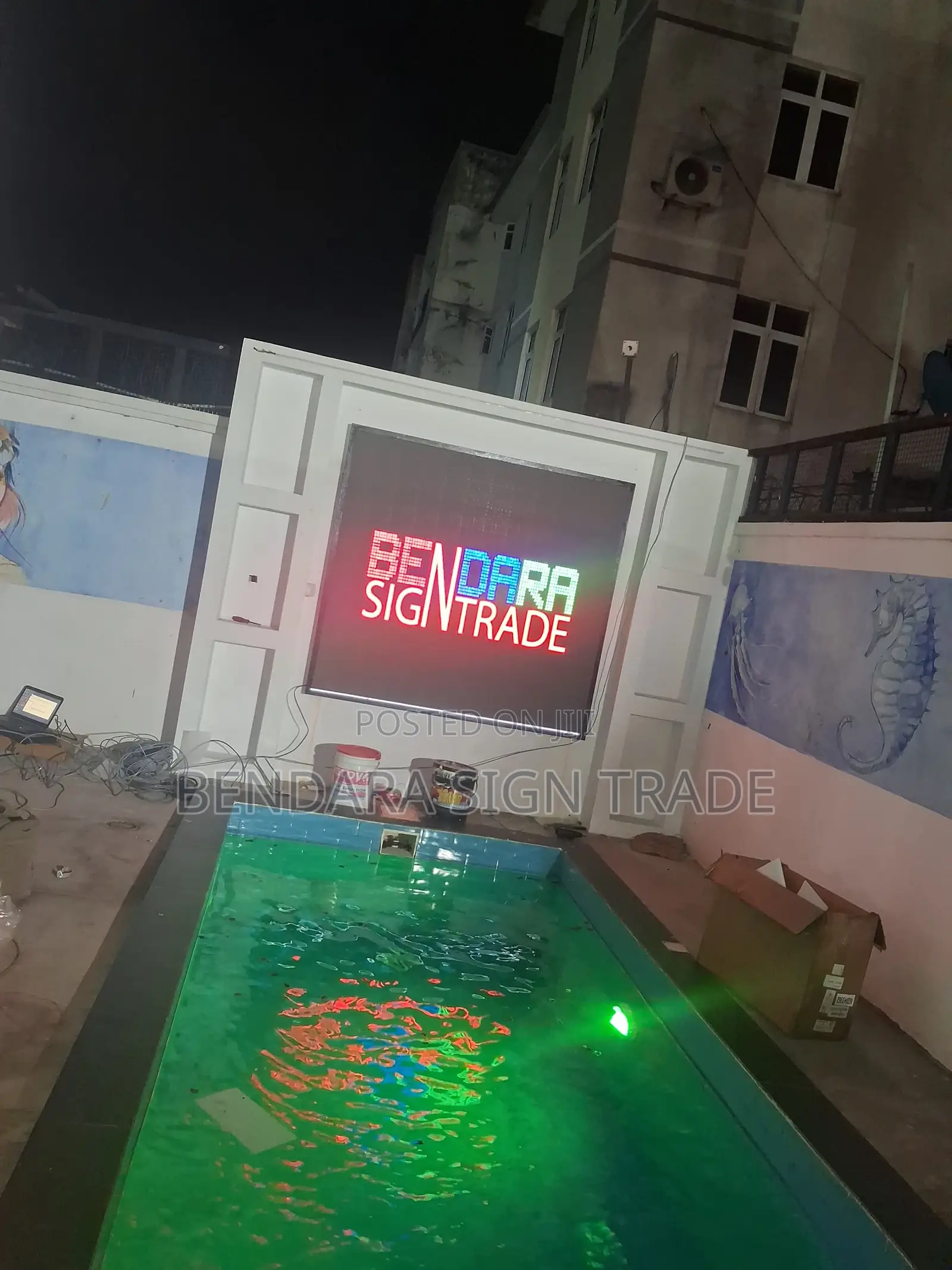 Pool Screen Led Video Display