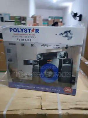 Polystar Pv-861-3.1 3.1ch Bluetooth Home Theatre System With DVD