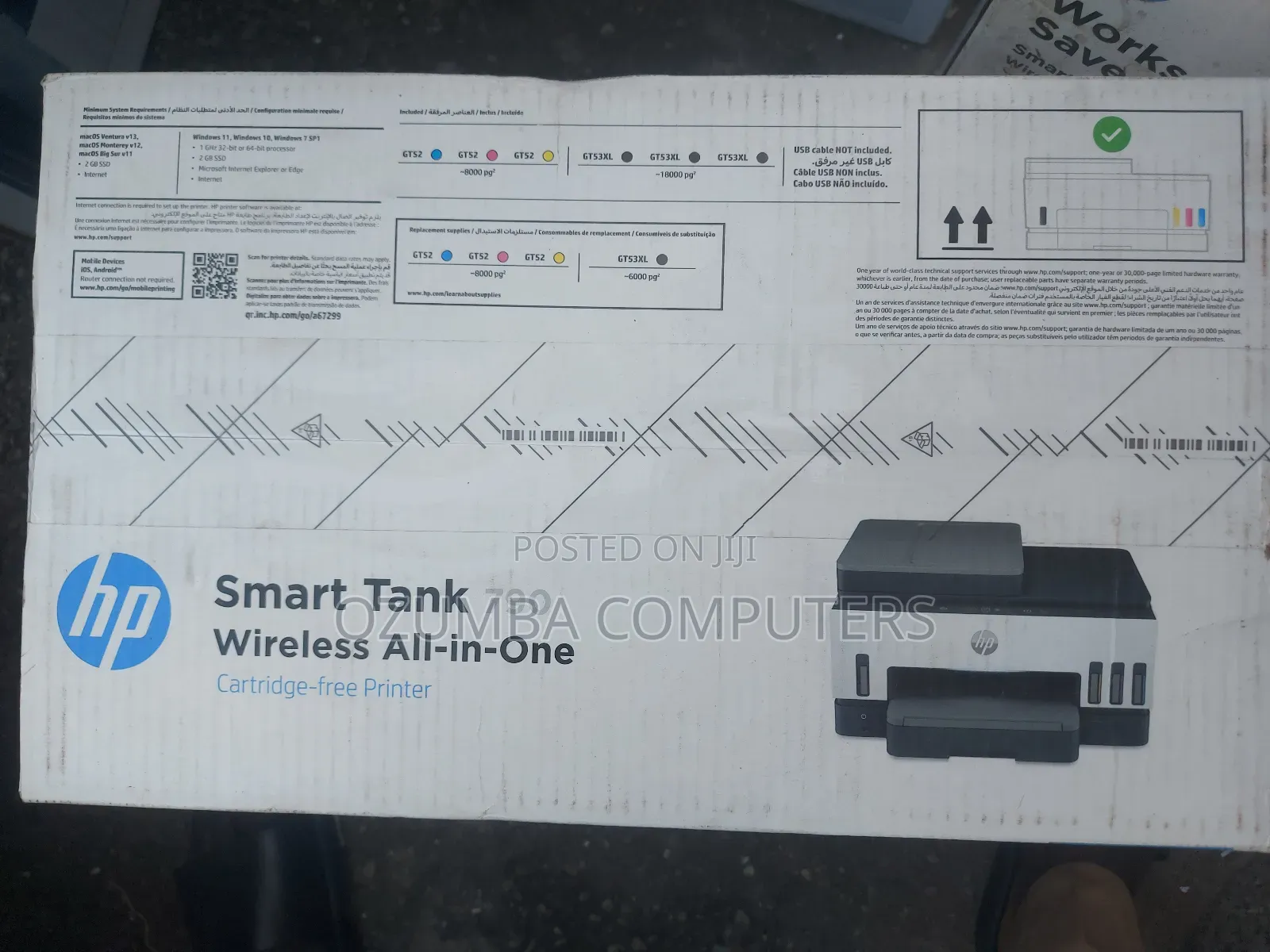 Hp Smarttank 790 Wireless All-in-One Printer