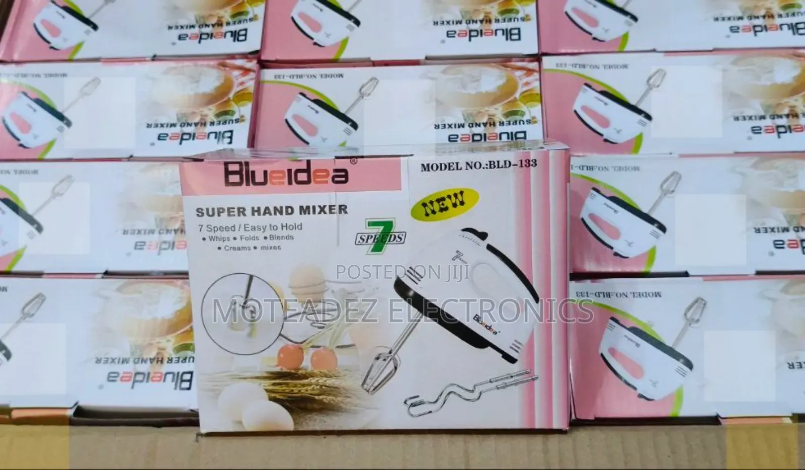 Blueidea 7-Speeds Electric Multipurpose Super Hand Mixer