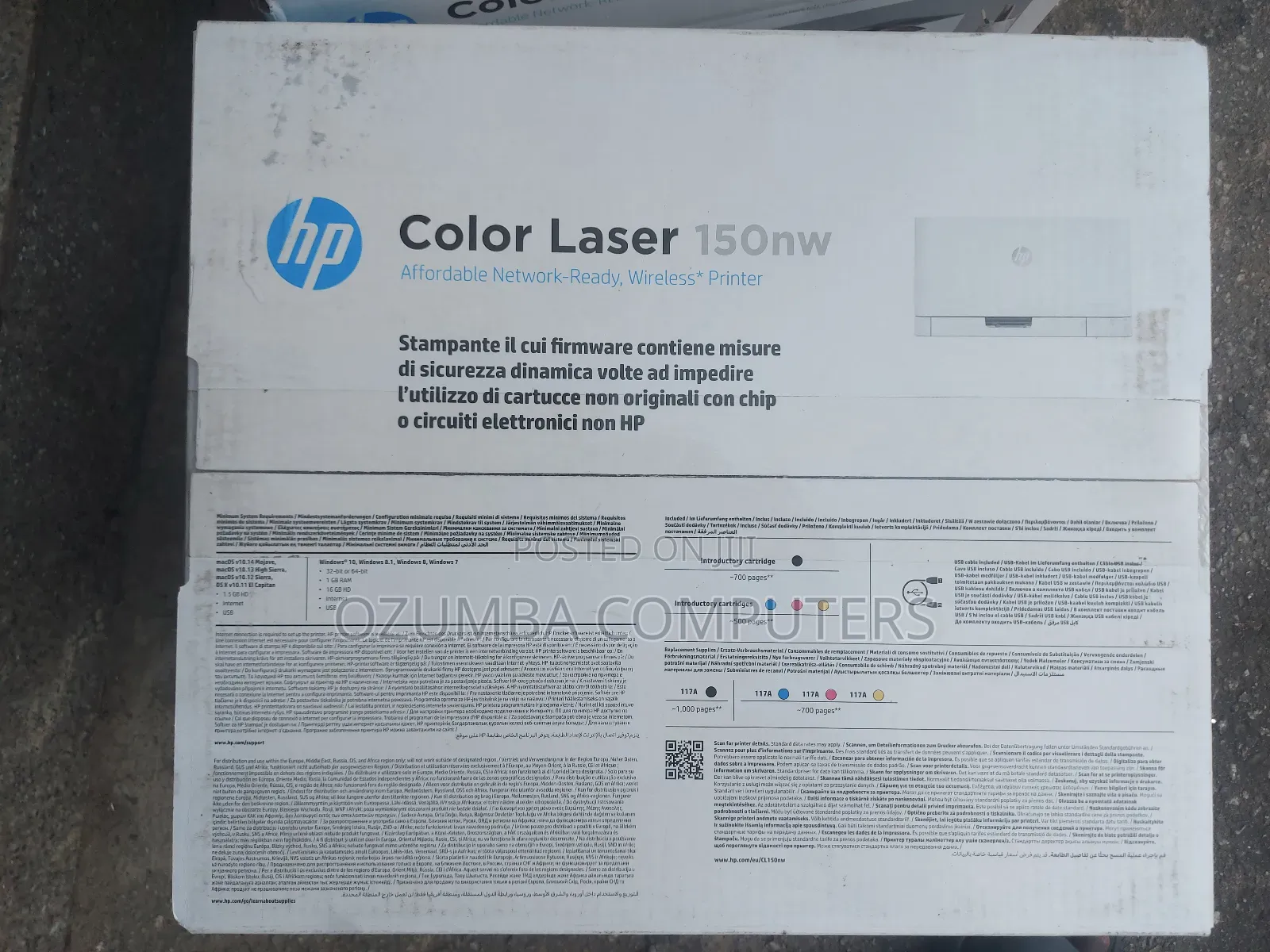 Hp Color Laser 150nw Printer