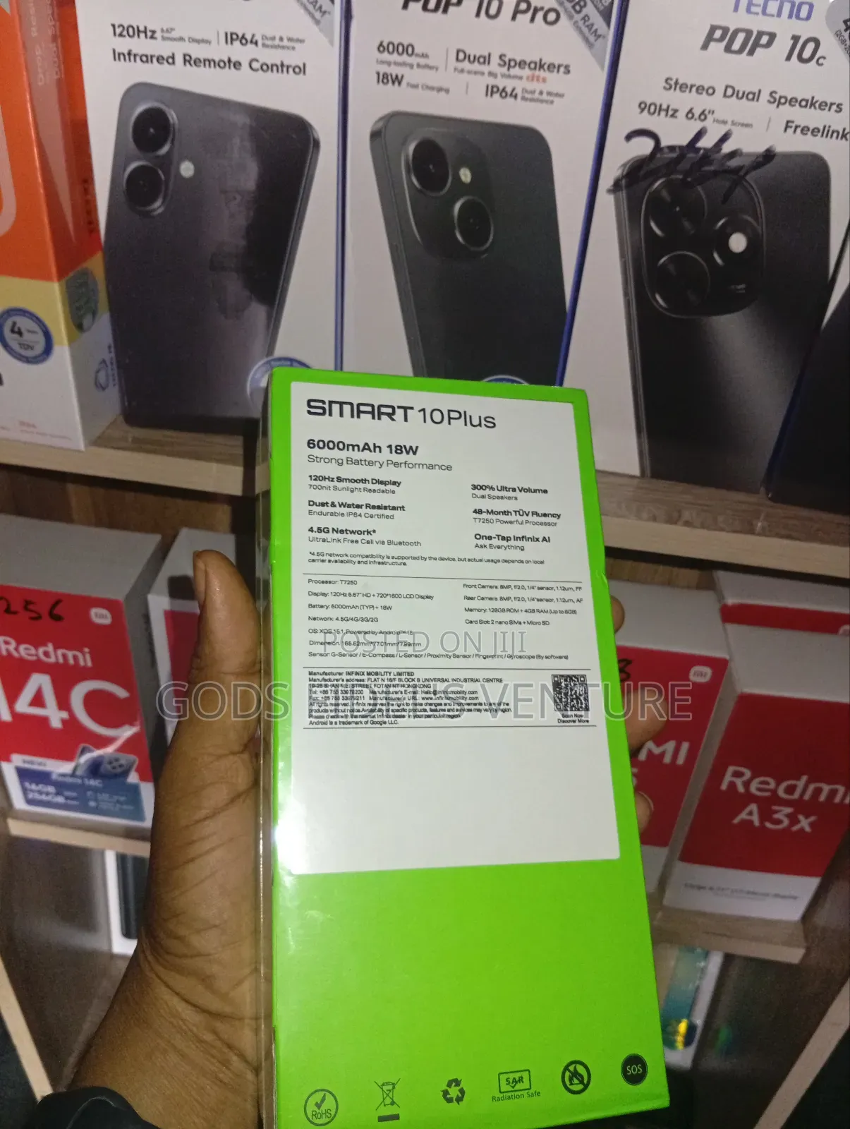 New Infinix Smart 10 Plus 128 GB Bronze