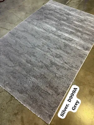 Silver Grey Center Rug