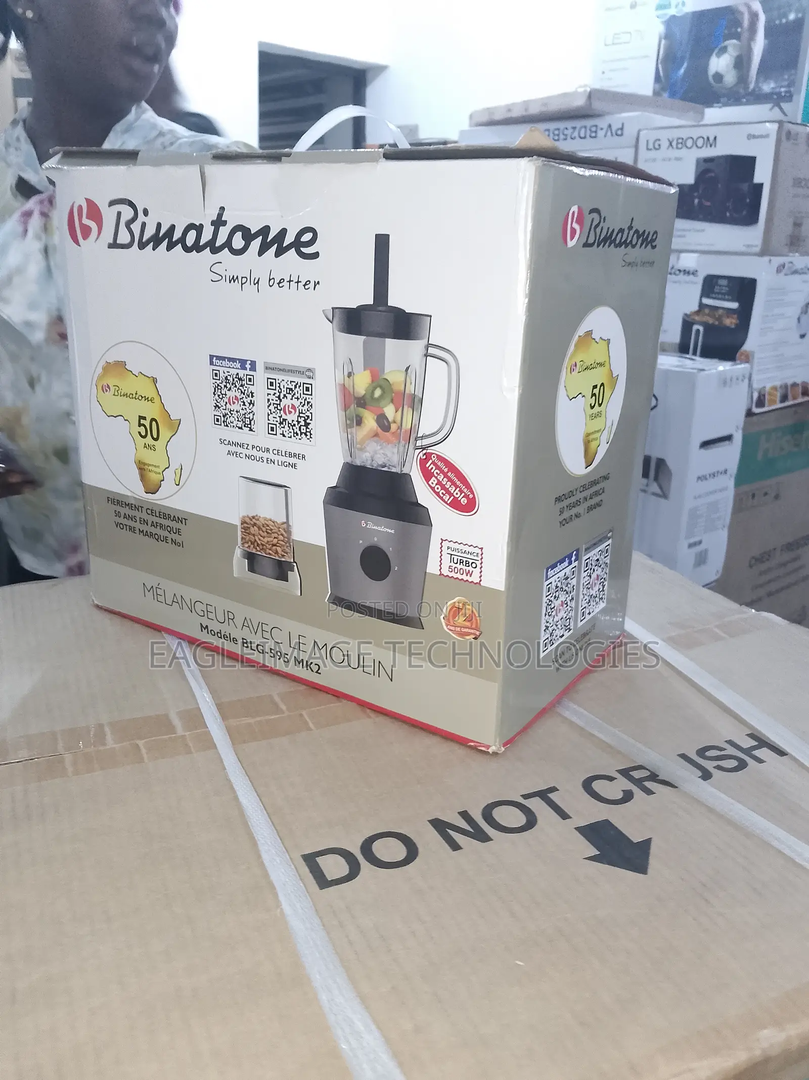 Efficient Reliable Binatone BLG 595 Mk2 Blender for Everyday Use
