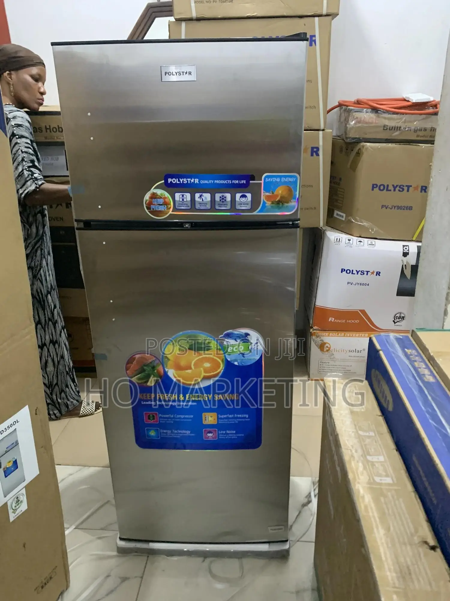 Polystar Inverter Fridge – 350l Capacity – Fast Cooling