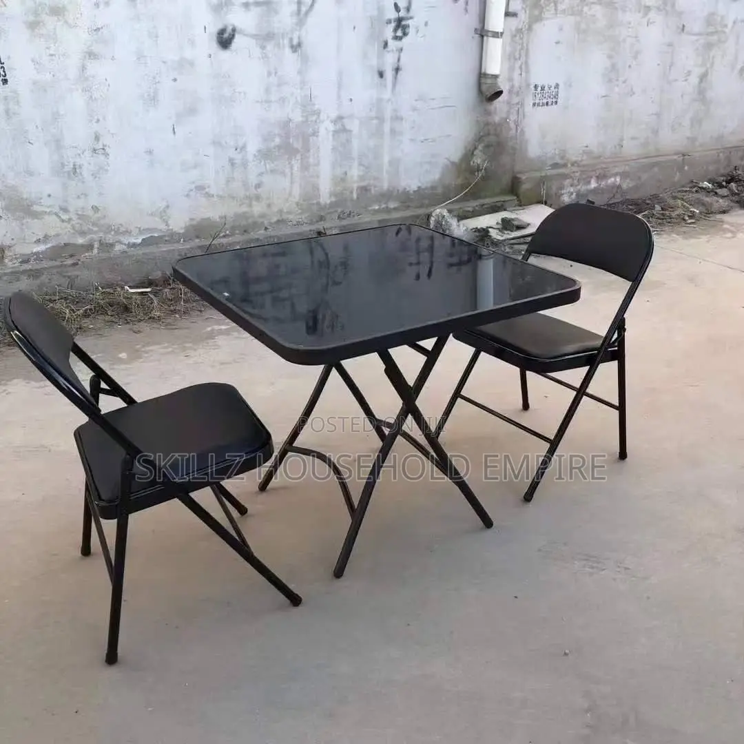 Foldable Table and 2 Foamy Chair