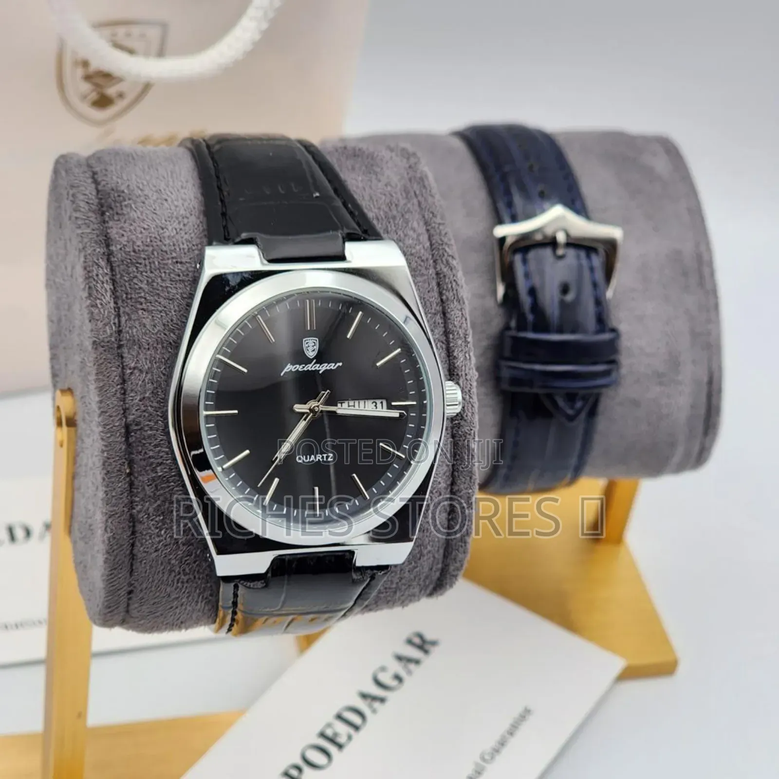 High Quality Poedagar Leather Watch