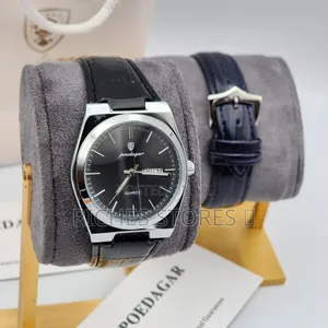 High Quality Poedagar Leather Watch