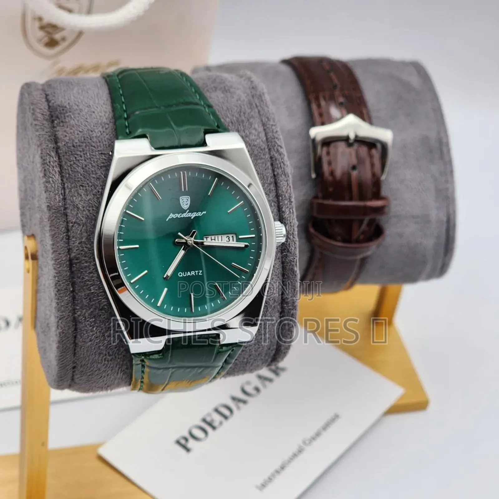 High Quality Poedagar Leather Watch