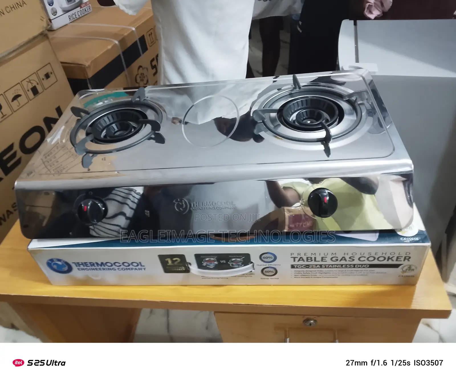 Thermocool Gas Cooker – Fast Heat, Low Gas Usage
