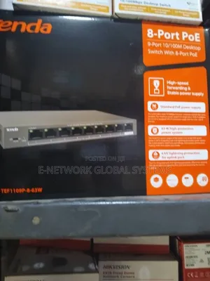 Tenda 8- Port Poe Switch