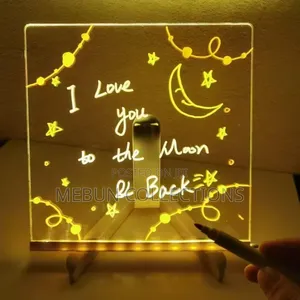 Acrylic Led Light Message Note Board
