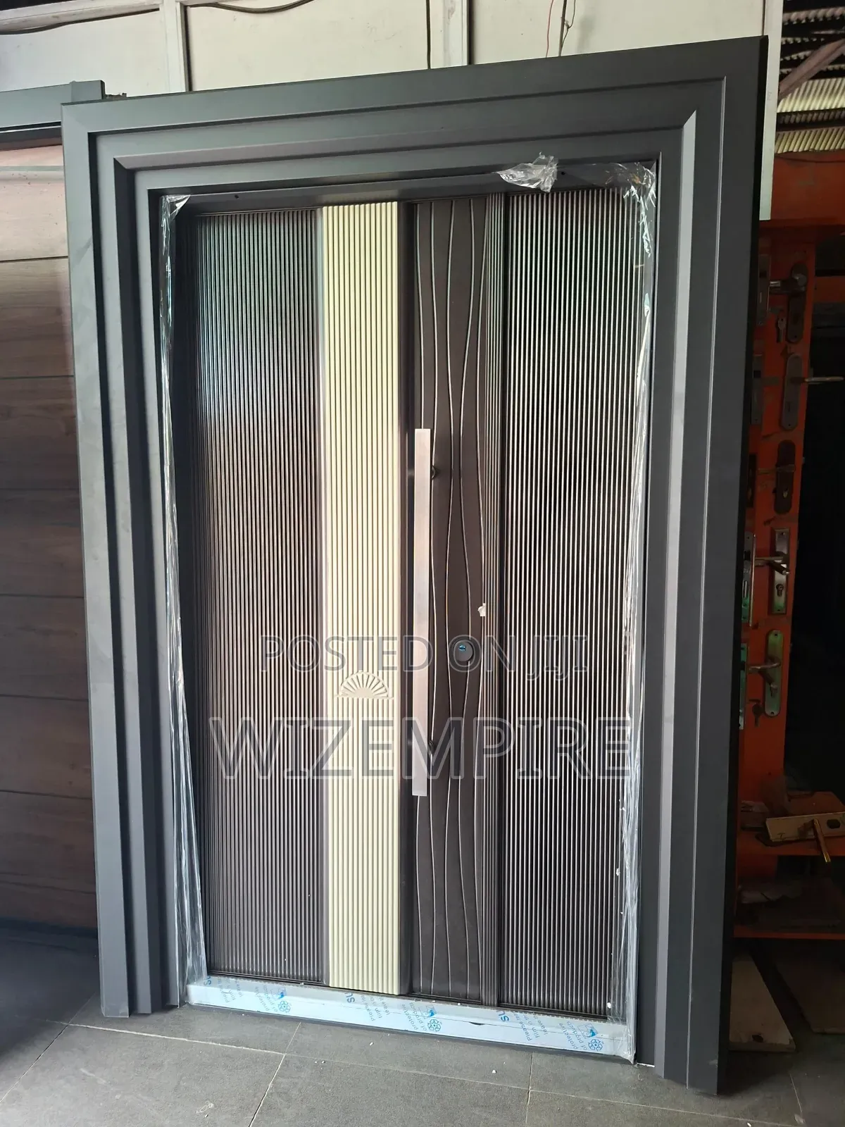 Main Entrance Turkey Executive Doors With Smart Lock Available