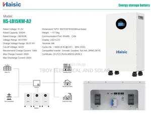 Haisic Lithium Battery 15kwh