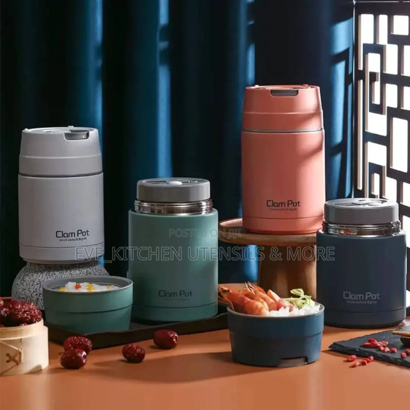 Clam Pot Food Flask 18hrs Hot