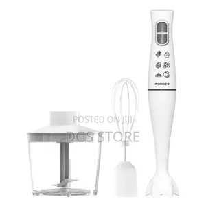 Porodo Lfs117 Powerful Hand Blender Food Chopper Whisker