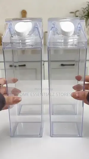 Storage Acrylic Juice Water Bottles