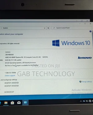 Laptop Lenovo 8GB AMD A8 HDD 500GB