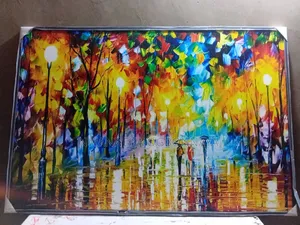 Coloring Canvas Oil Printing Abstract Frame