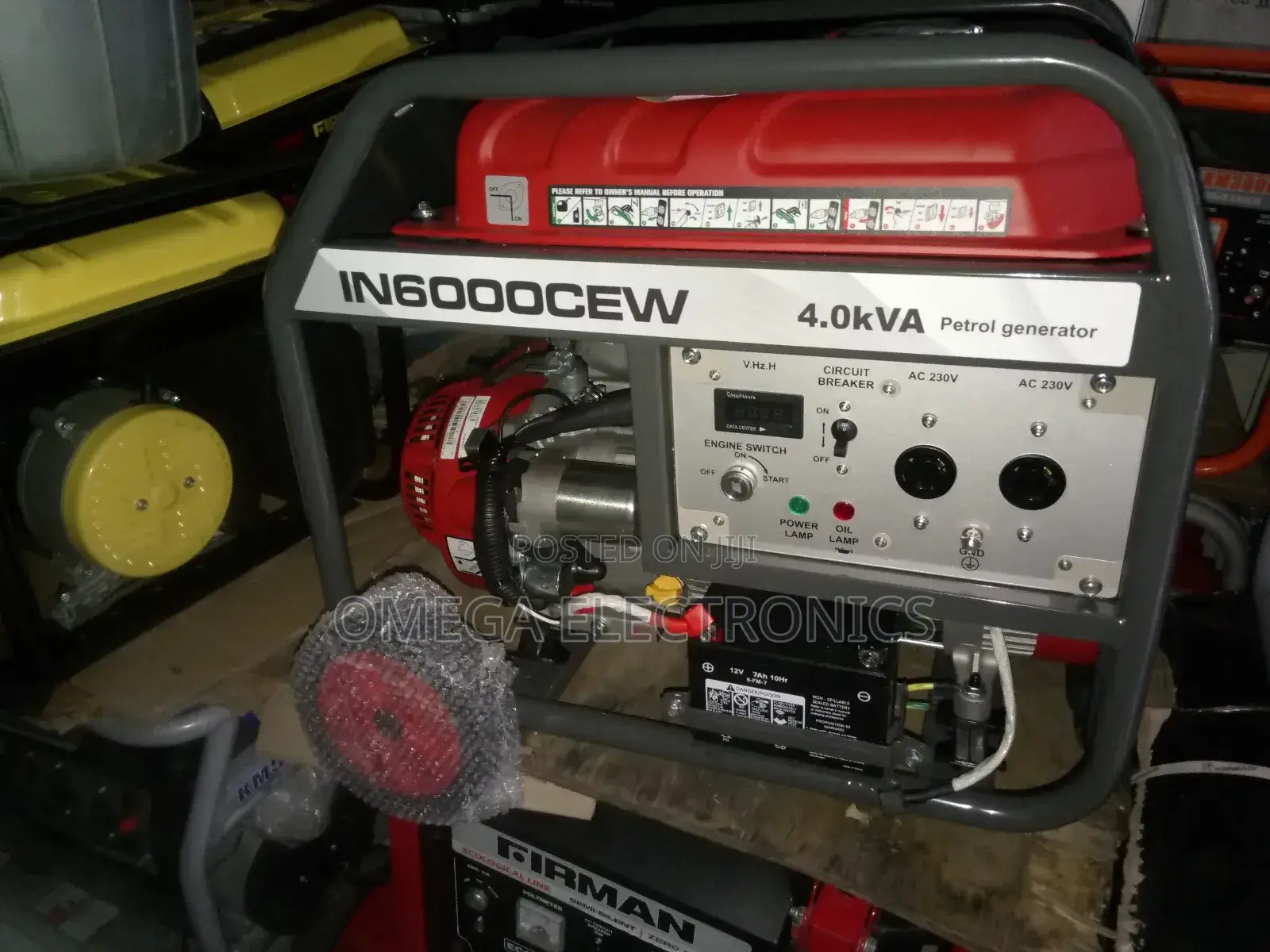 I Power Generator 4.5kva 100 Percent Copper Wire