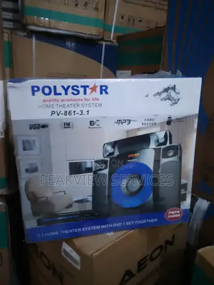 Polystar 3.1ch Home Theatre – Model Pv-861.3.1, Boom Sound!