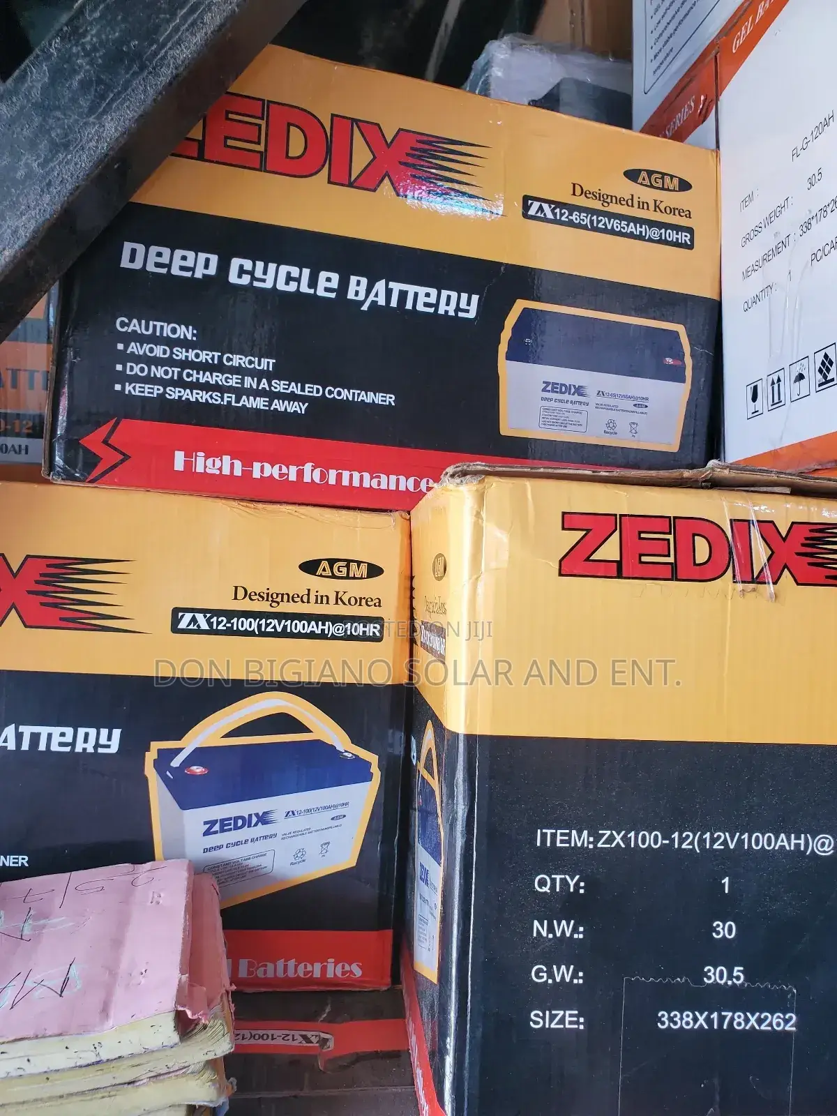 Zedix Deep Cycle Battery